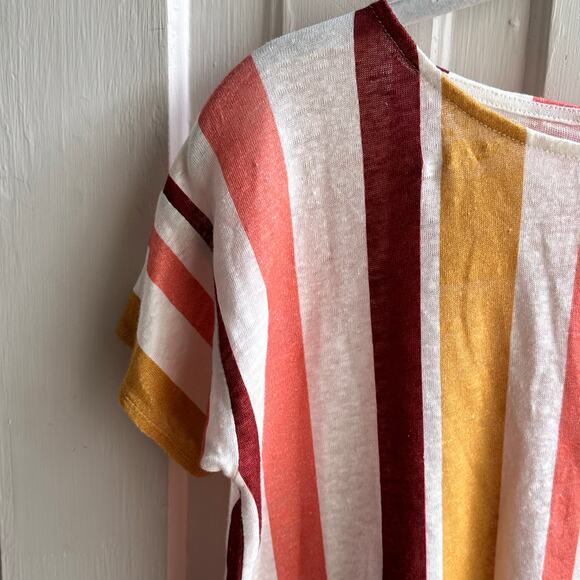 Sezane Andre Striped Linen Top - Picture 4 of 8